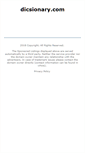 Mobile Screenshot of dicsionary.com