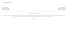 Tablet Screenshot of dicsionary.com